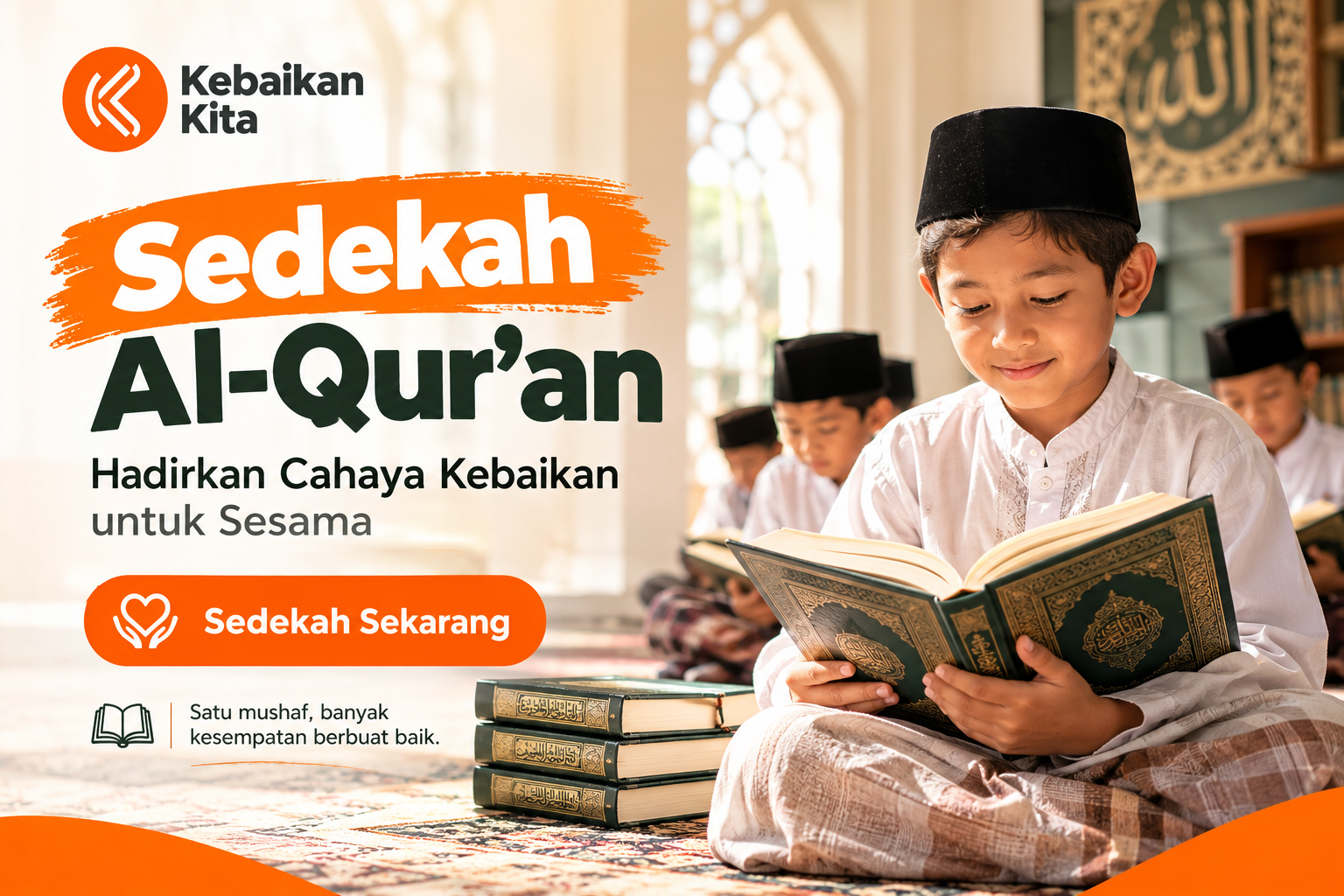 Sedekah Al-Qur’an, Hadirkan Cahaya Kebaikan untuk Sesama